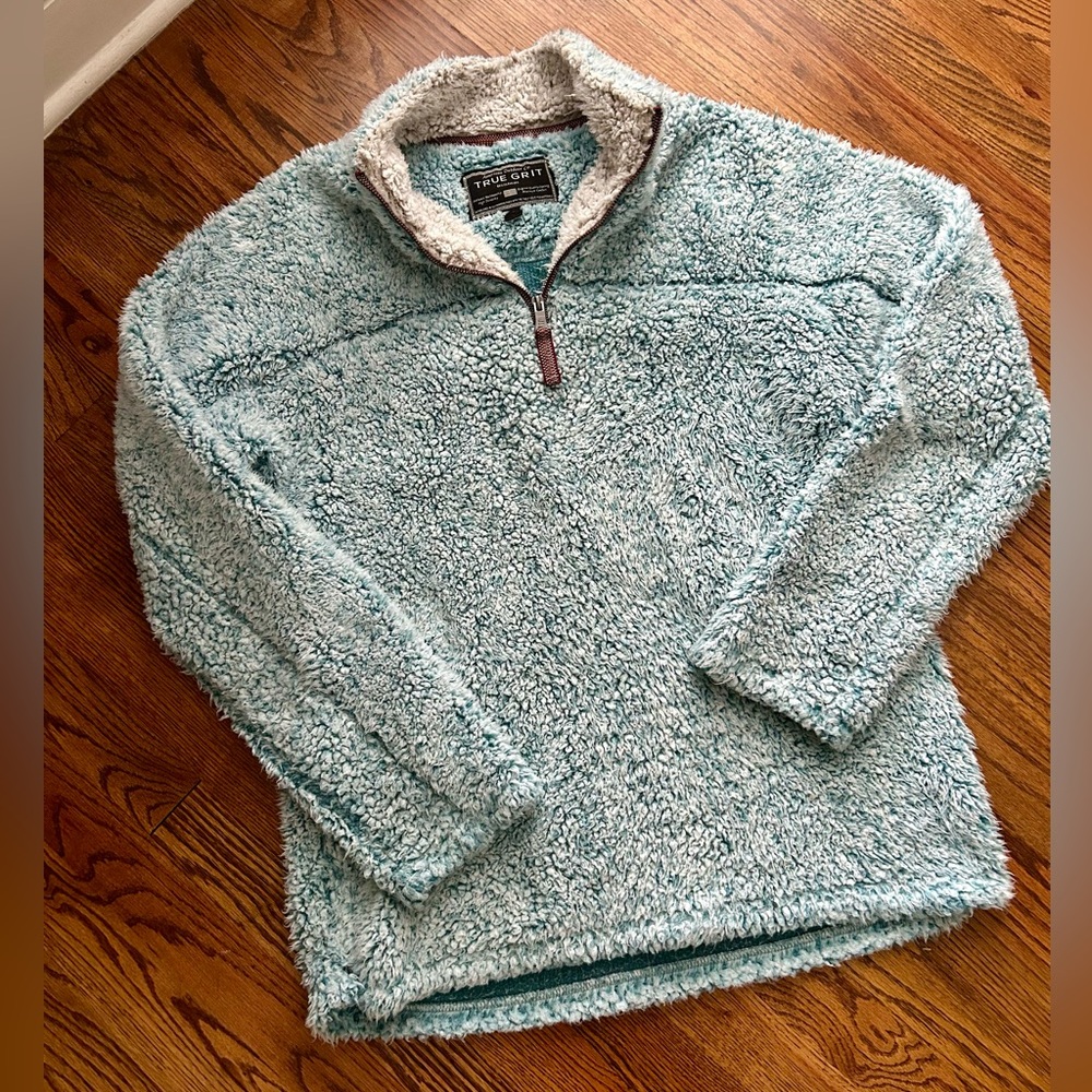 True Grit Sherpa Quarter Zip Pullover